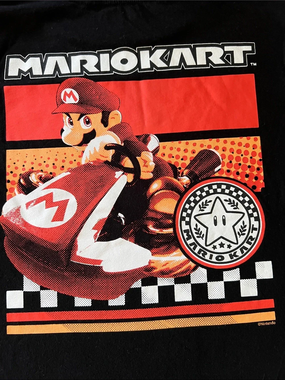 Boys Old Navy Super Mario Cart tee size L 10/12